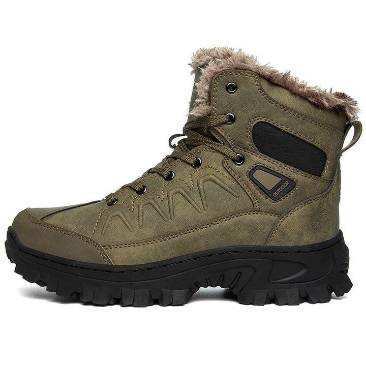 Men's Plus Size Warm High Top Shoes - Comfort and Style Combined