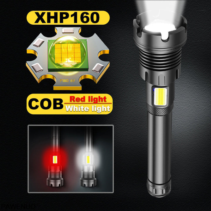 Illuminate Your Adventures with Our Outdoor Camping Emergency Rechargeable Flashlight