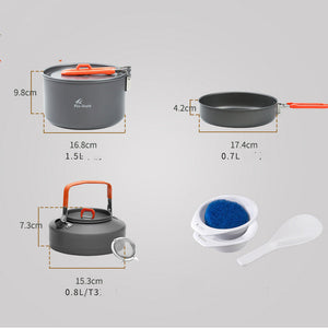 Fire Maple Feast Outdoor Camping Cookware Set - Perfect Companion for Your Outdoor Adventures
