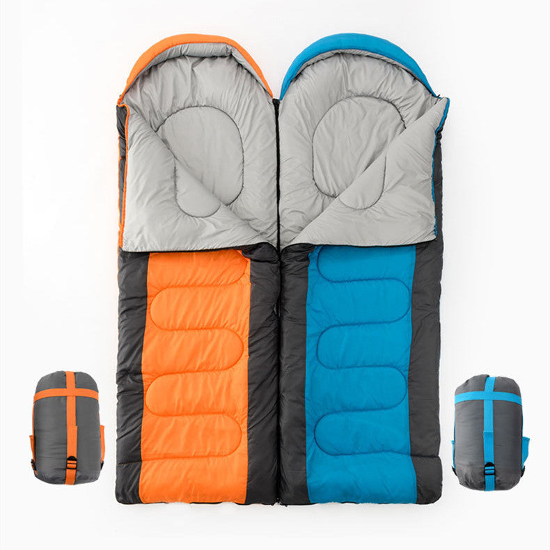 Experience the Great Outdoors with Our Interlocking Camping Envelope Sleeping Bag