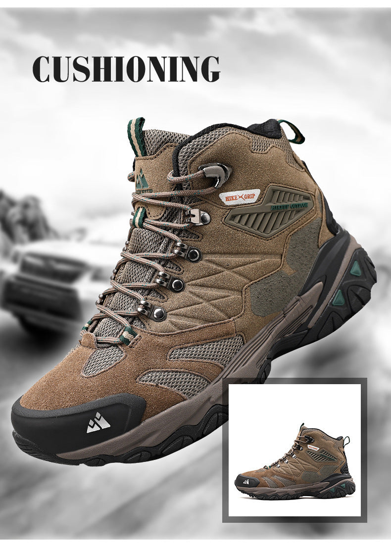 Outdoor Leisure High-top Waterproof Hiking Shoes