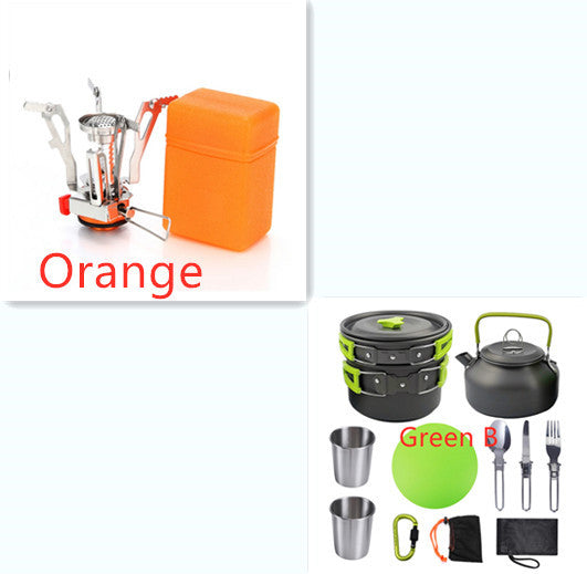 Outdoor Camping Cutlery Utensils Cookware Set