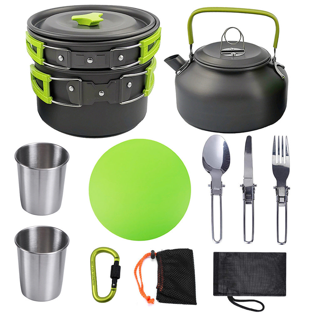 Outdoor Camping Cutlery Utensils Cookware Set