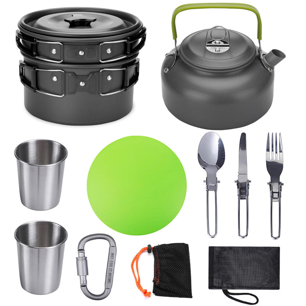 Outdoor Camping Cutlery Utensils Cookware Set