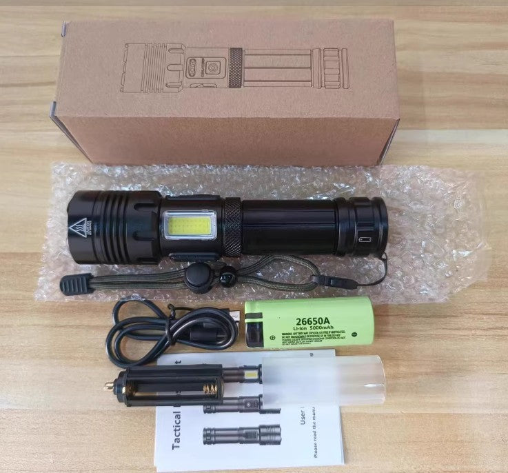Outdoor Camping Emergency Rechargeable Flashlight