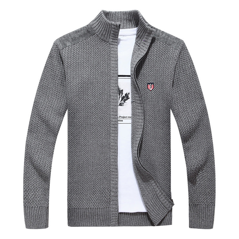 Warm Winter Jacket Zipper Sweater