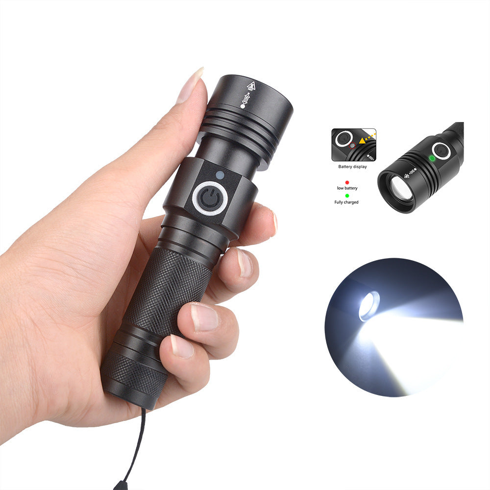 Outdoor Telescopic flashlight