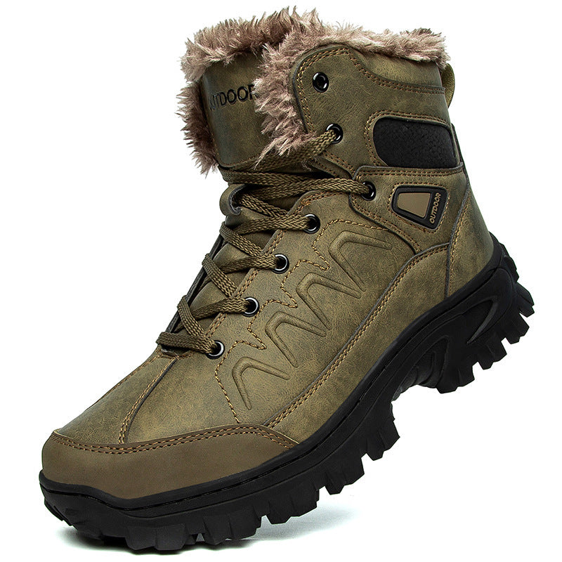 Men's Plus Size Warm High Top Shoes