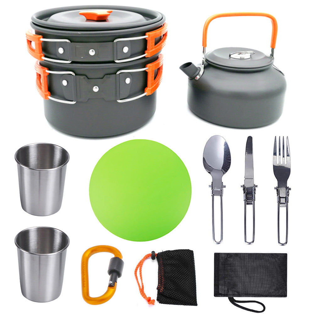 Outdoor Camping Cutlery Utensils Cookware Set