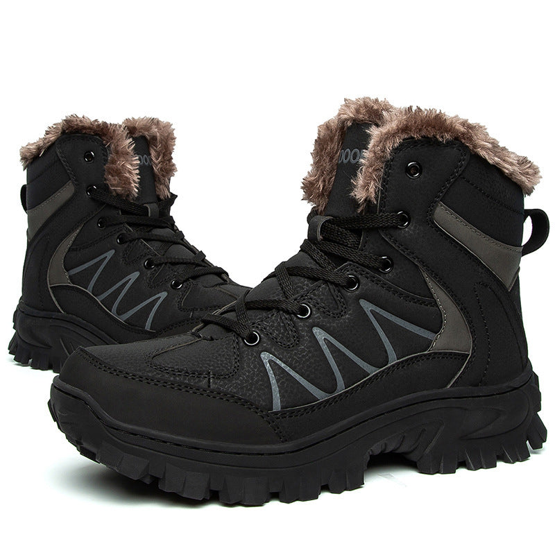 Men's Plus Size Warm High Top Shoes