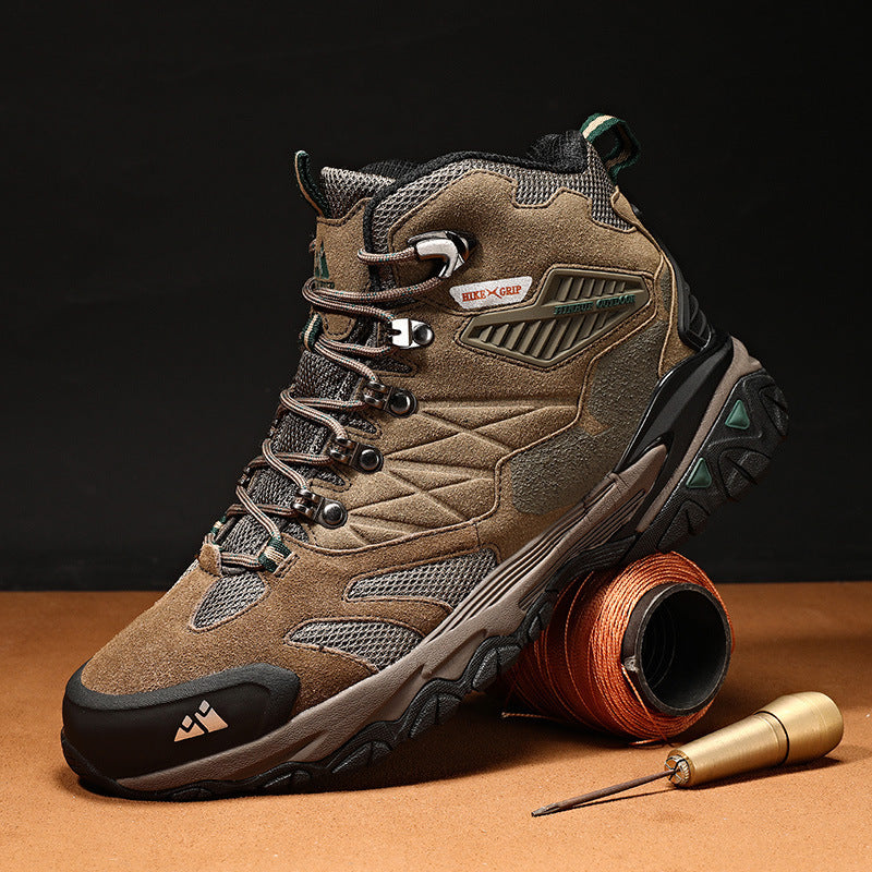 Outdoor Leisure High-top Waterproof Hiking Shoes