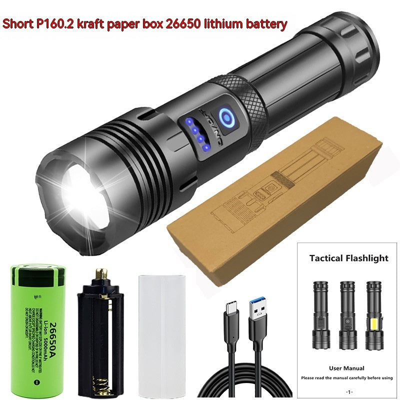Outdoor Camping Emergency Rechargeable Flashlight