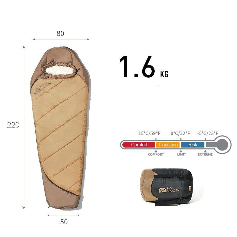 Outdoor Camping Thickened Winter Sleeping Bag