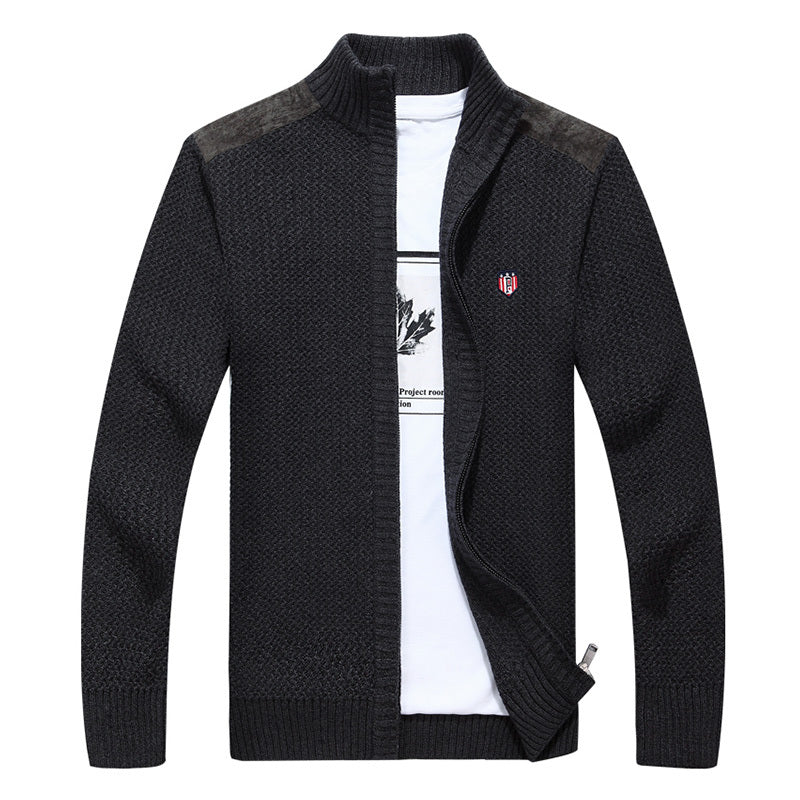 Warm Winter Jacket Zipper Sweater