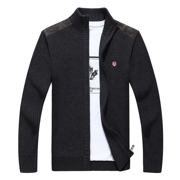 Warm Winter Jacket Zipper Sweater