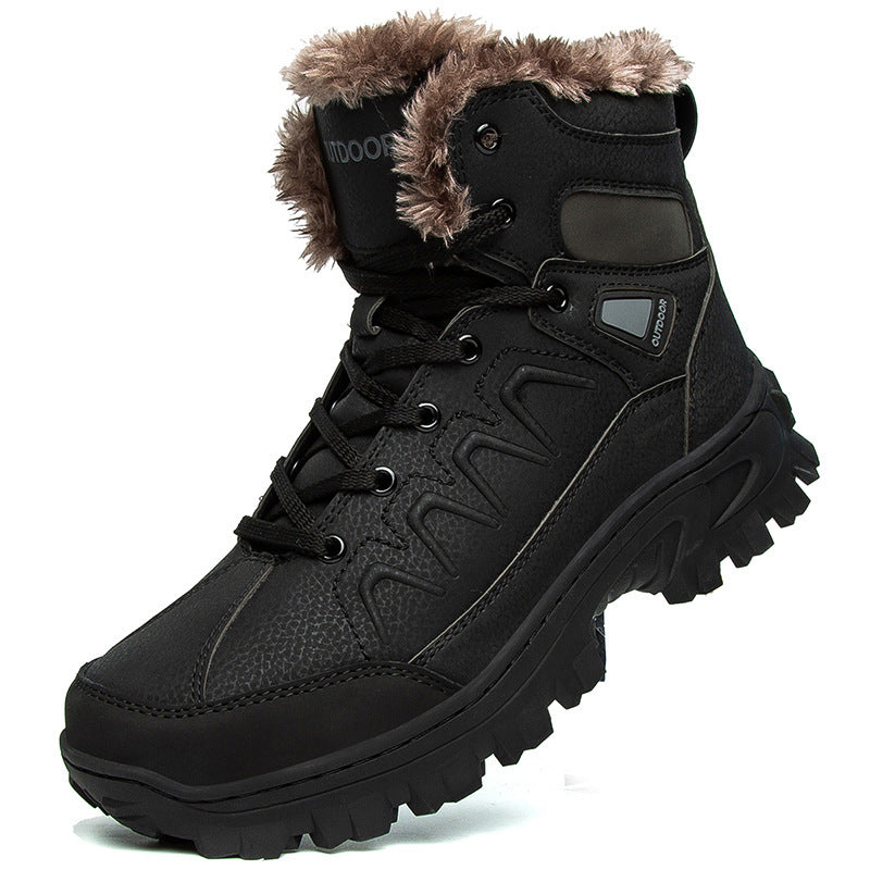 Men's Plus Size Warm High Top Shoes