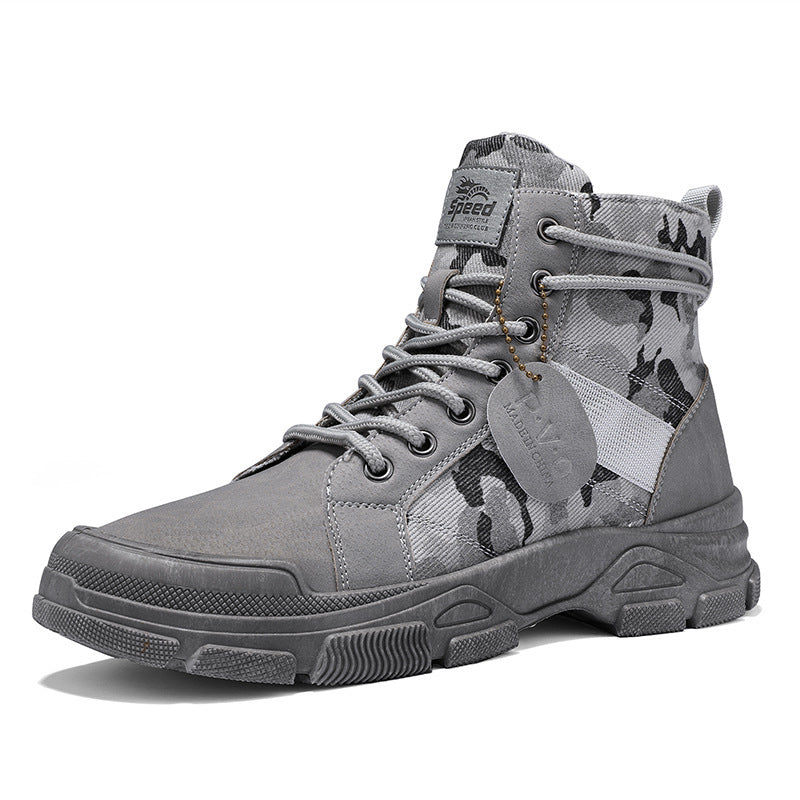 High-top Tooling Retro Outdoor Hiking Boots